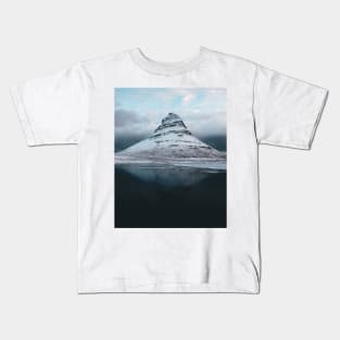 Kirkjufell Mountain in Iceland - Landscape Photography Kids T-Shirt